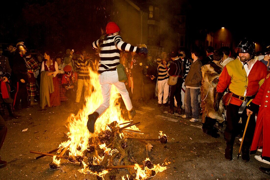 Guy Fawkes Night, bonfire Night Celebrations, Lewes, Sussex, England