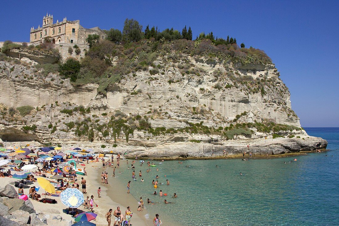 Beach, Tropea, Calabria, Italy