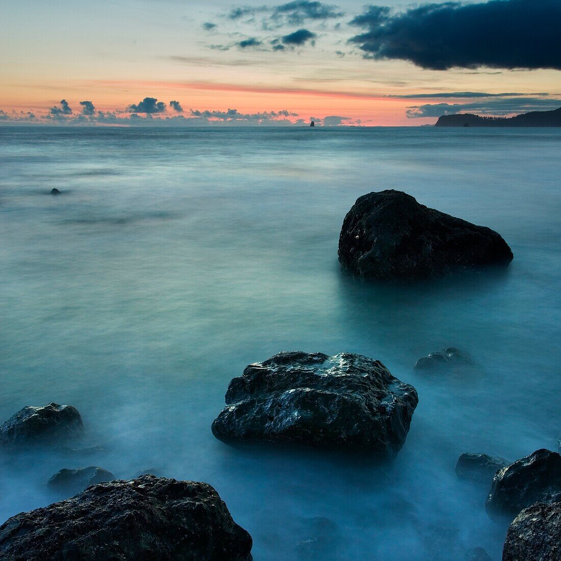 Sunset on the beach