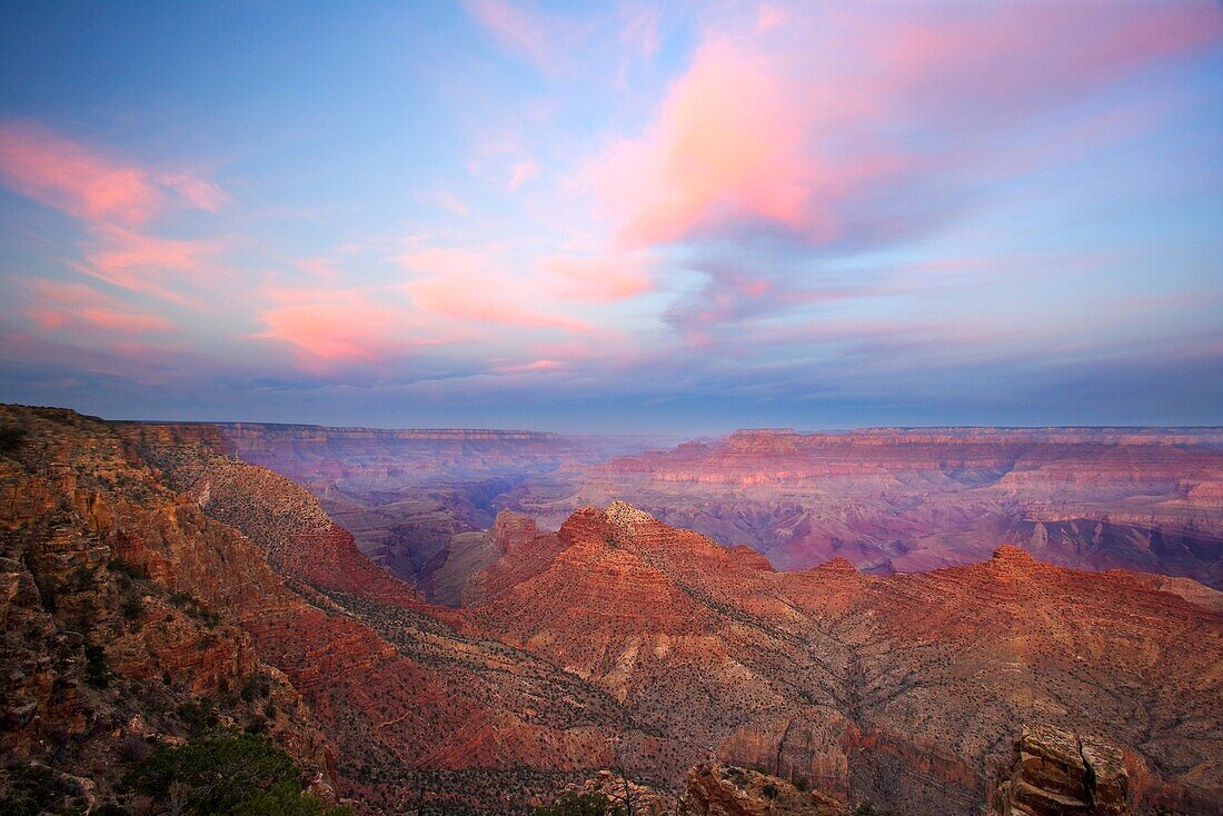 Sunrise from desert View over The Grand Canyon National Park
