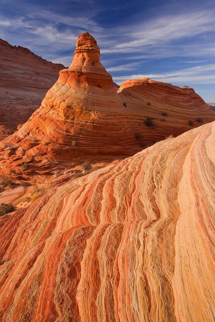 Sandstone formations in Coyote buttes wilderness