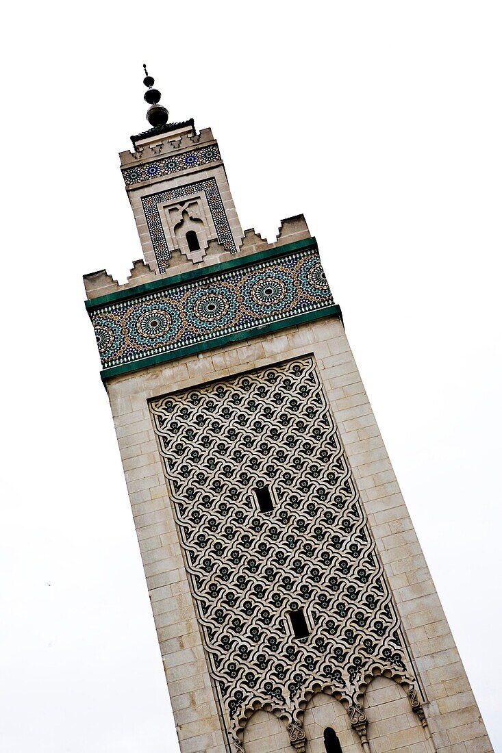 Minaret of the Great Mosque of Paris
