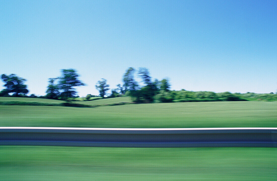 Landscape, blurred motion