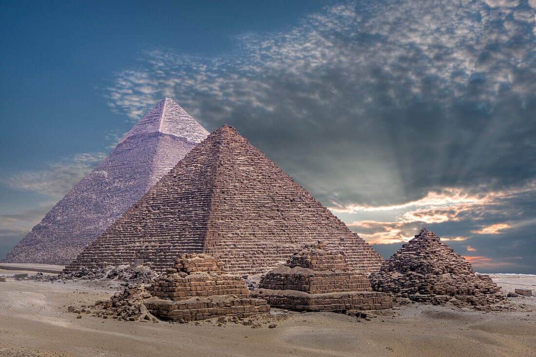 Pyramiden von Gizeh, Kairo, Aegypten