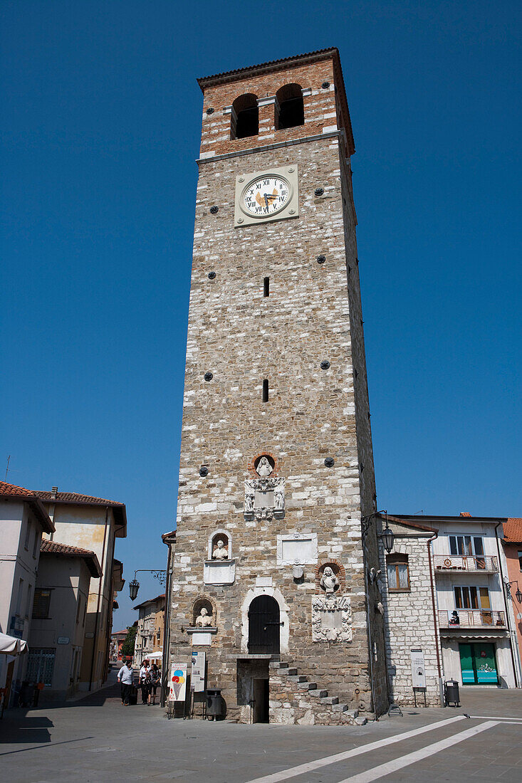 Torre Patriarcale tower, Marano Lagunare, Friuli-Venezia Giulia, Italy