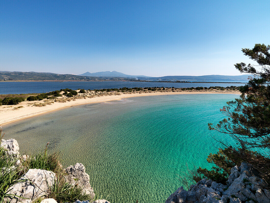 Bucht von Navarino, Pylos, Peloponnes, Griechenland