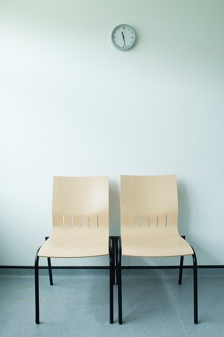 Two Chairs And A Clock, Ross-shire, Scotland, UK