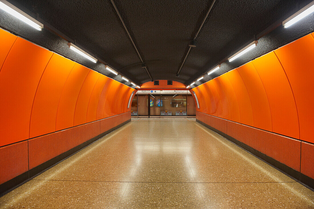 Underground Metro System, Hong Kong, China