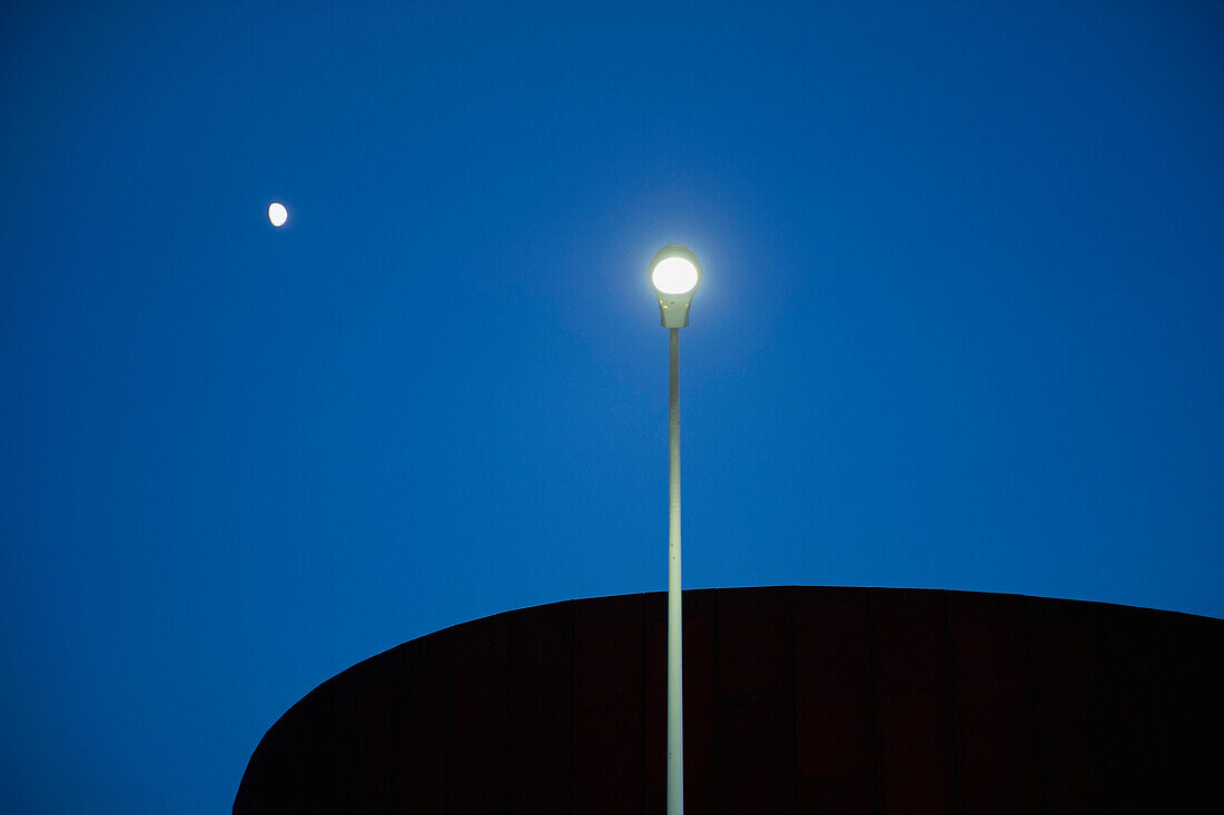 Illuminated Street Light, Shanghai, China