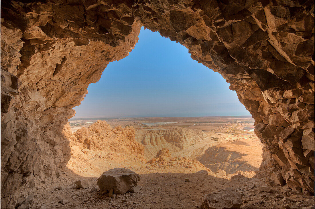 Desert Seen From Cave, Israel