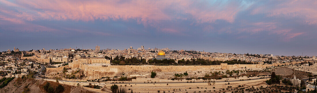 Panoramic View Of Jerusalem, Jerusalem, Israel