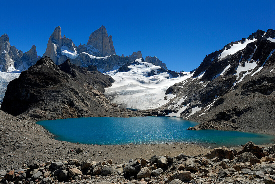 Argentina, Patagonia, Los Glaciares national park, Los Tres glacier