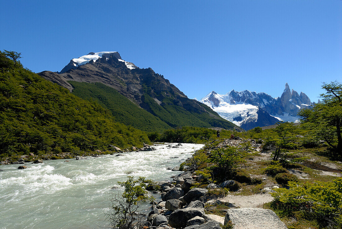 Argentina, Patagonia, Los Glaciares National Park, El Chalten, region of Cerro Torre, Laguna Torre