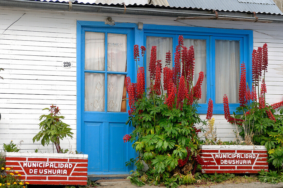Argentina, Patagonia, Tierra del Fuego, Ushuaia,traditional house
