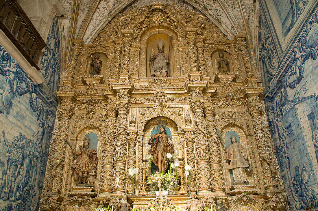 The cathedral (Sé). Lamego city. District of Douro. Portugal.