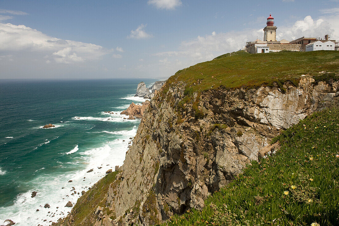 Cabo da Roca (Cape Roca) is a cape which forms the westernmost point of both mainland Europe and mainland Portugal. Sintra Coast. Portugal