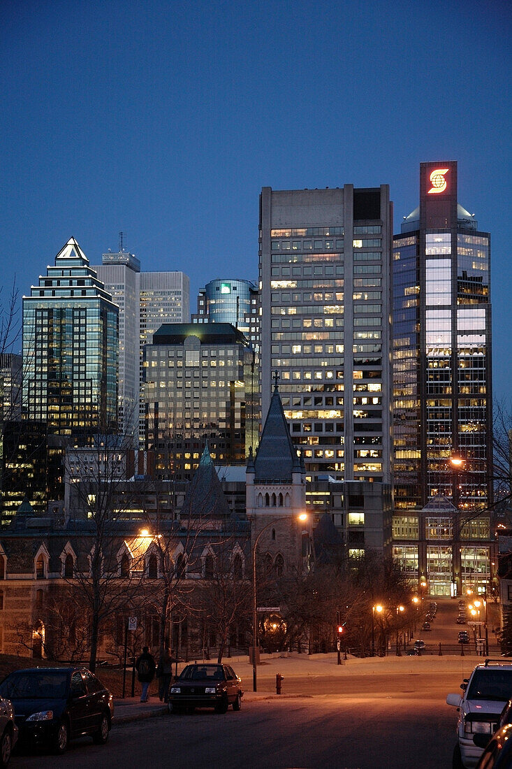 Canada, Montreal, downtown skyline