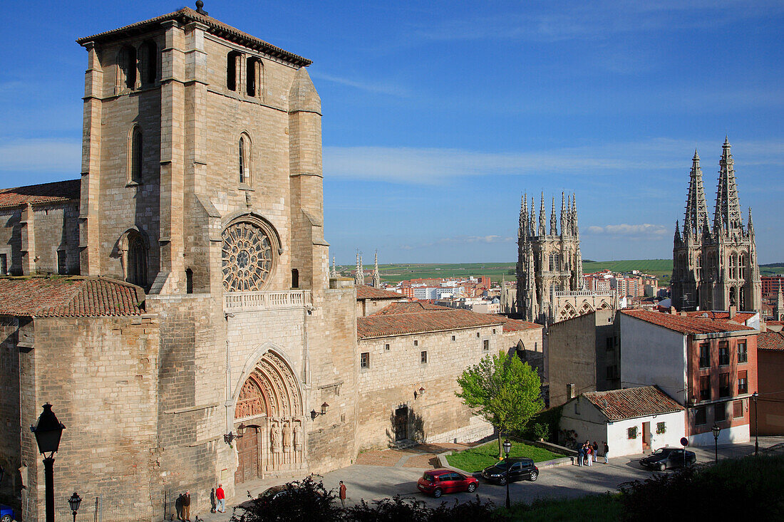 Spain, Castilla Leon, Burgos, Iglesia de San Esteban church, cathedral