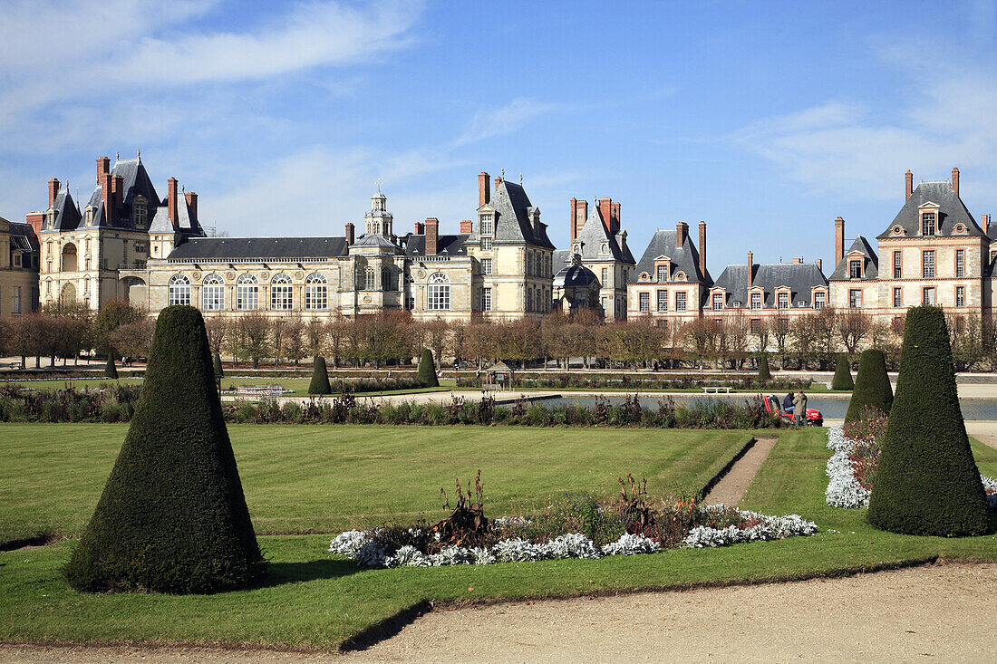 France, Ile-de-France, Fontainebleau, palace