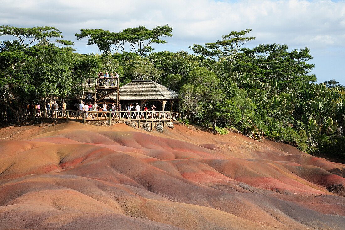 Mauritius, Chamarel, Coloured Earths, geological formations