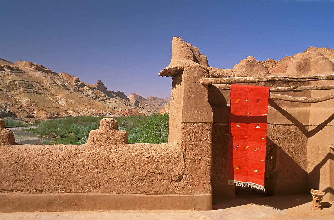 Morocco, rose valley, Bou-Tahrar, guesthouse