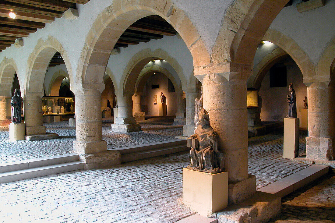 France, Lorraine, Moselle (57), Metz, Cour d'Or museum, Grenier de Chèvremont (15th century)