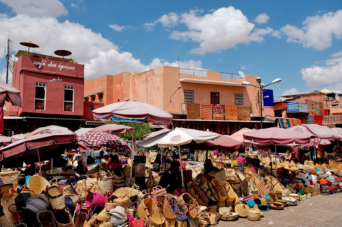 Morroco, City of Marrakesh, Medina, souks