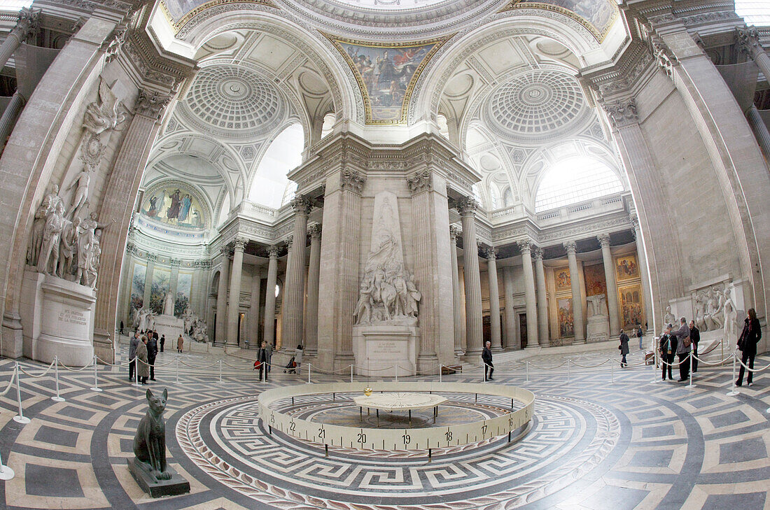 France, Paris, Pantheon, Foucault pendulum