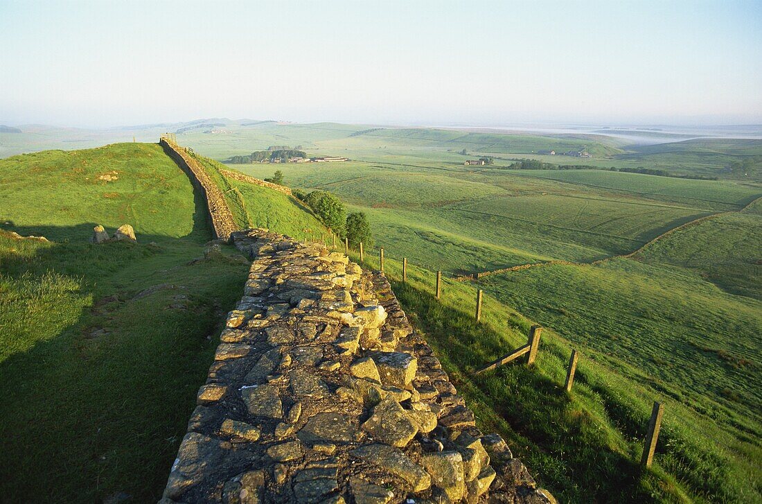 England,Northumbria,Hadrian's Wall,Views near Housesteads Roman Fort