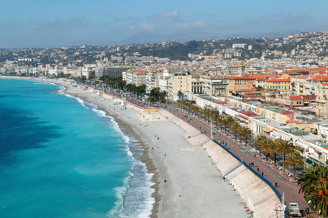 France, French Riviera, Alpes Maritimes, Nice, Promenade des Anglais