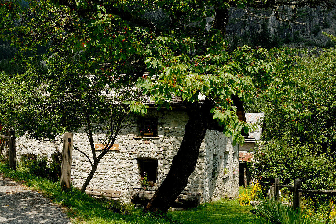 France, Alps, Haute-Savoie,  Vallorcine, typical house