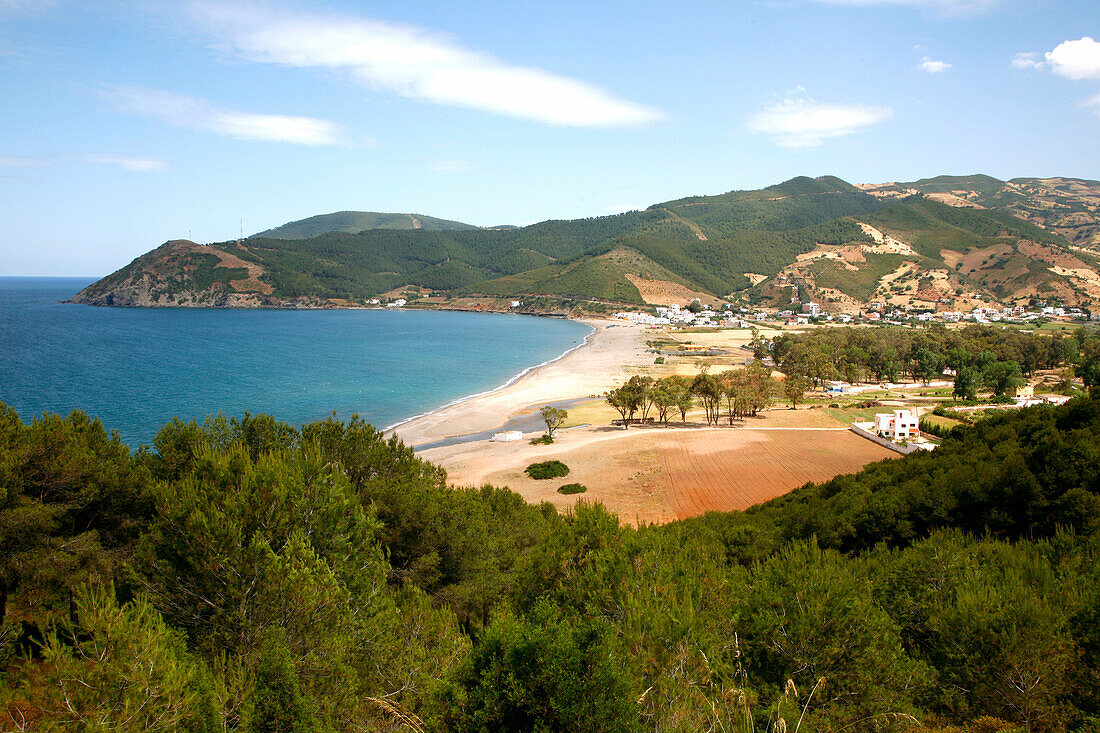 Africa, Maghreb, North africa,Morocco, Amsa beach (Tetouan area), between Martil and Oued Laou
