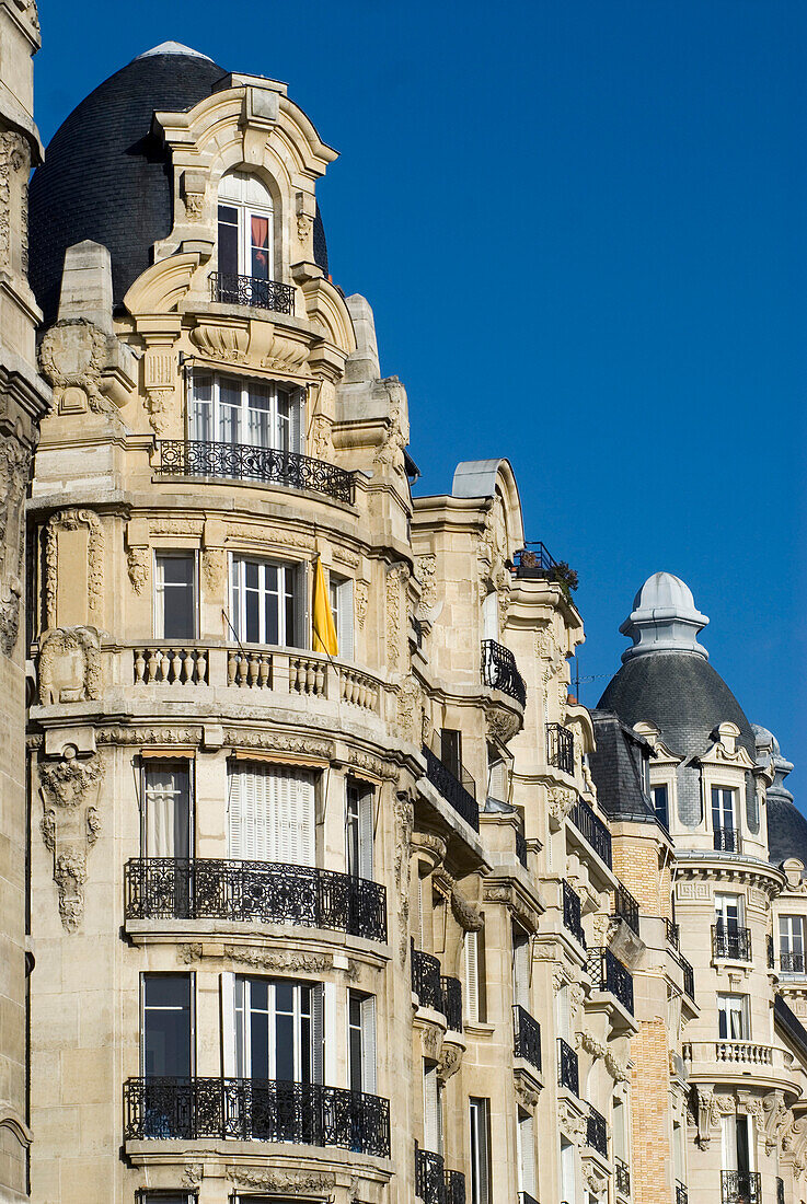 France, Paris, building façade