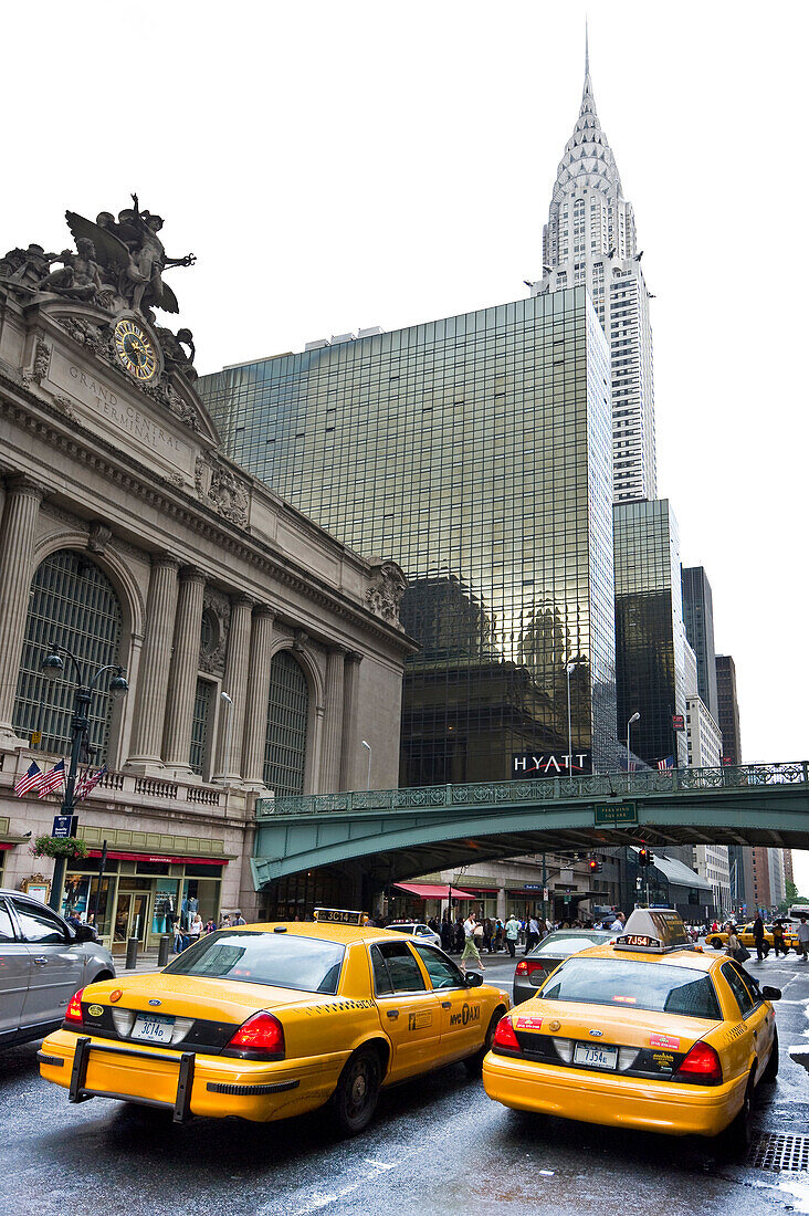 Central Station und Chrysler Building, Manhattan, New York, USA