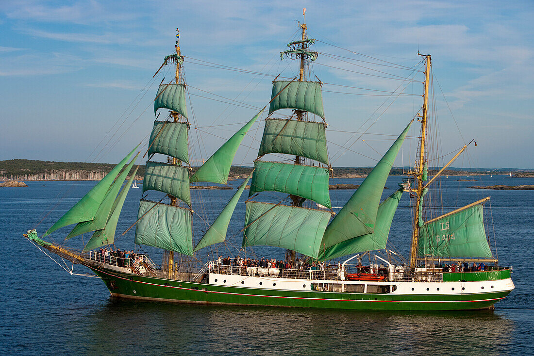 Sailing ship Alexander von Humboldt, near Gothenburg, Vaster-Gotaland, Sweden