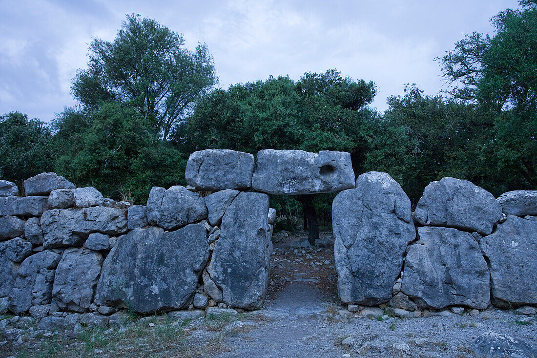 Talayot settlement Ses Paisses, 800 1000 BC, near Arta, town, Mallorca, Balearic Islands, Spain, Europe