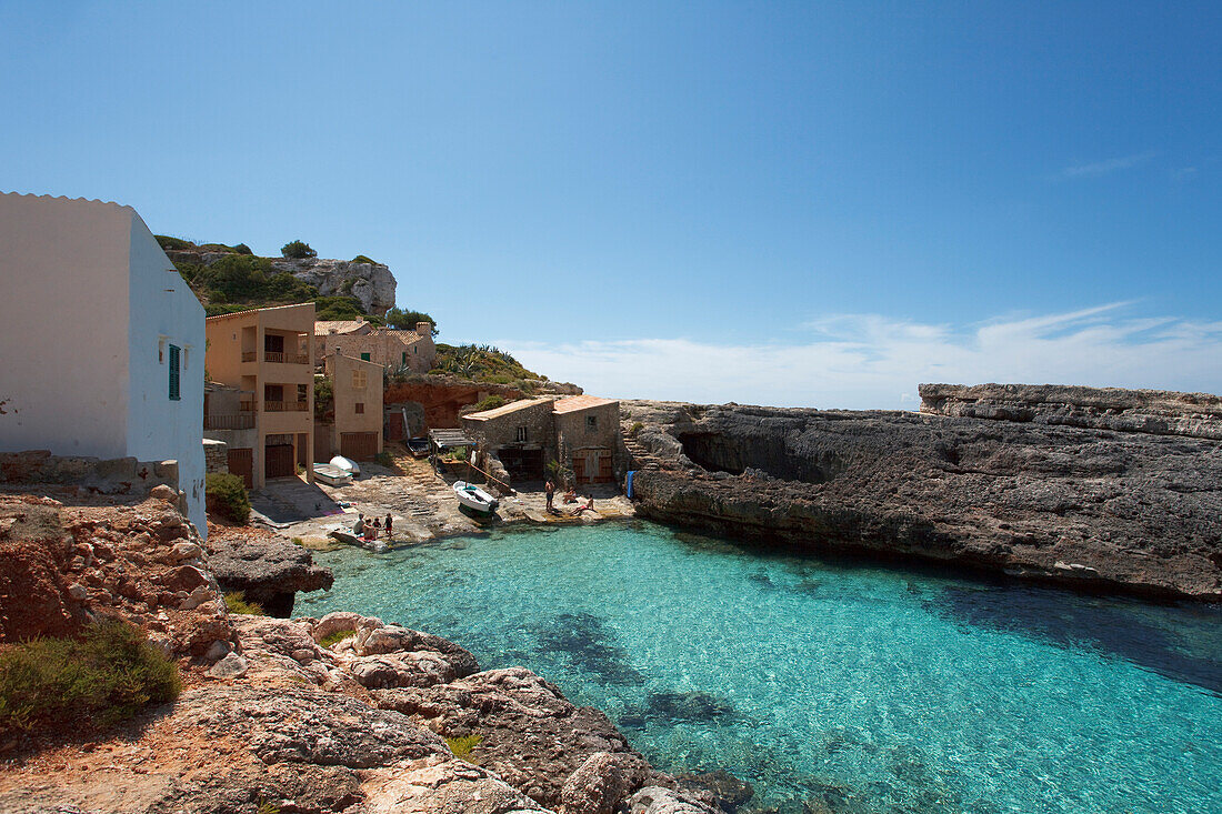 Cala S Amonia, nahe Calo d es Moro, bei Santanyi, Mallorca, Balearen, Spanien, Europa