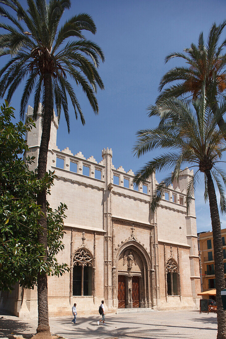 La Lotja, Gebäude der Börse, 15.Jhd., Palma de Mallorca, Mallorca, Balearen, Spanien, Europa