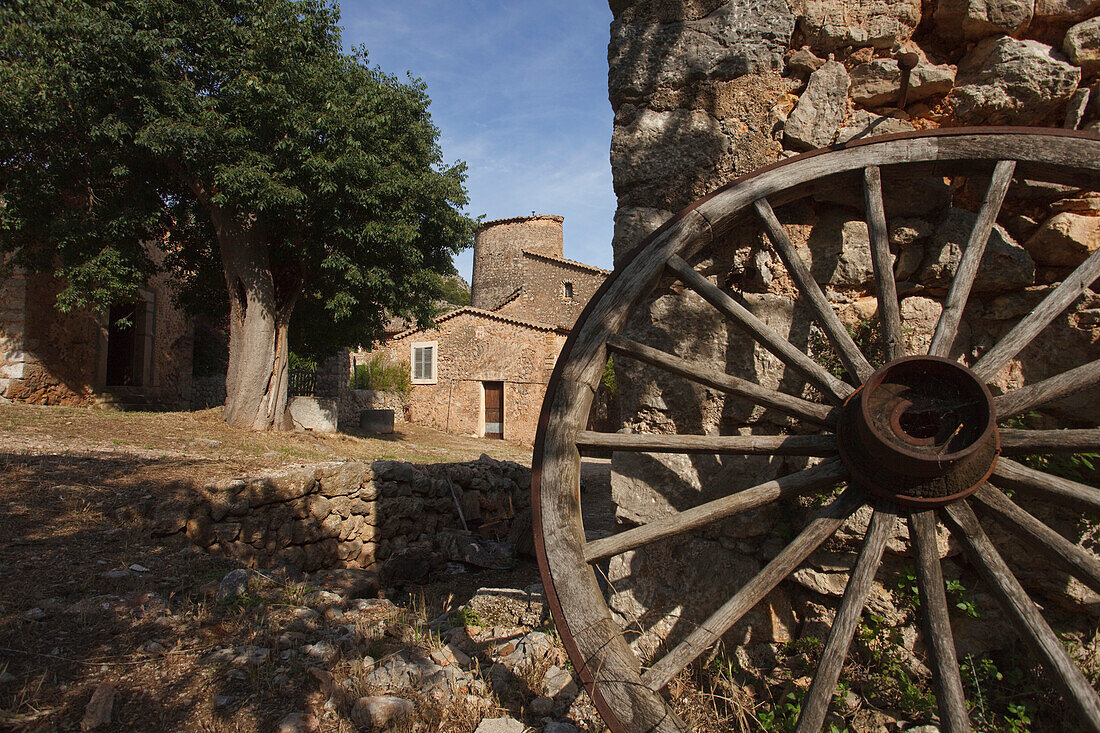 Exterior view of Finca Balitx d´Avall, Tramuntana mountains, Mallorca, Balearic Islands, Spain, Europe