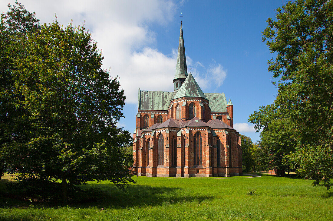 Minster in the sunlight, Bad Doberan, Mecklenburg Western-Pomerania [-], Germany, Europe