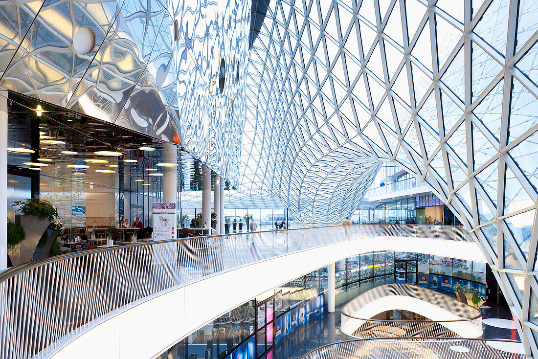 MyZeil is a shopping centre in Frankfurts city centre, Frankfurt am Main, Hesse, Germany, Europe