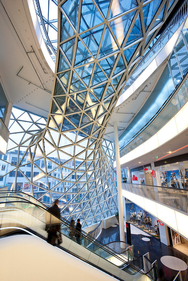 MyZeil is a shopping centre in Frankfurts city centre, Frankfurt am Main, Hesse, Germany, Europe
