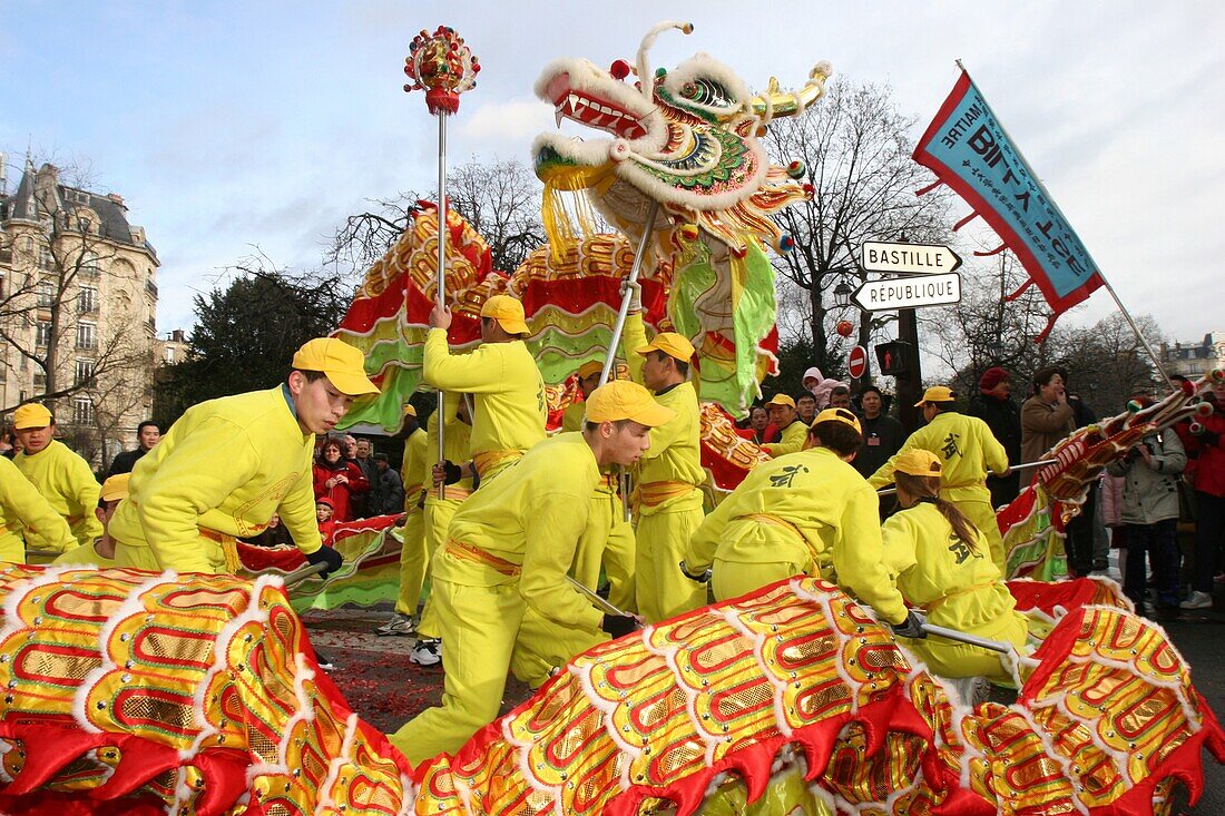 France, Paris, Chinese New Year