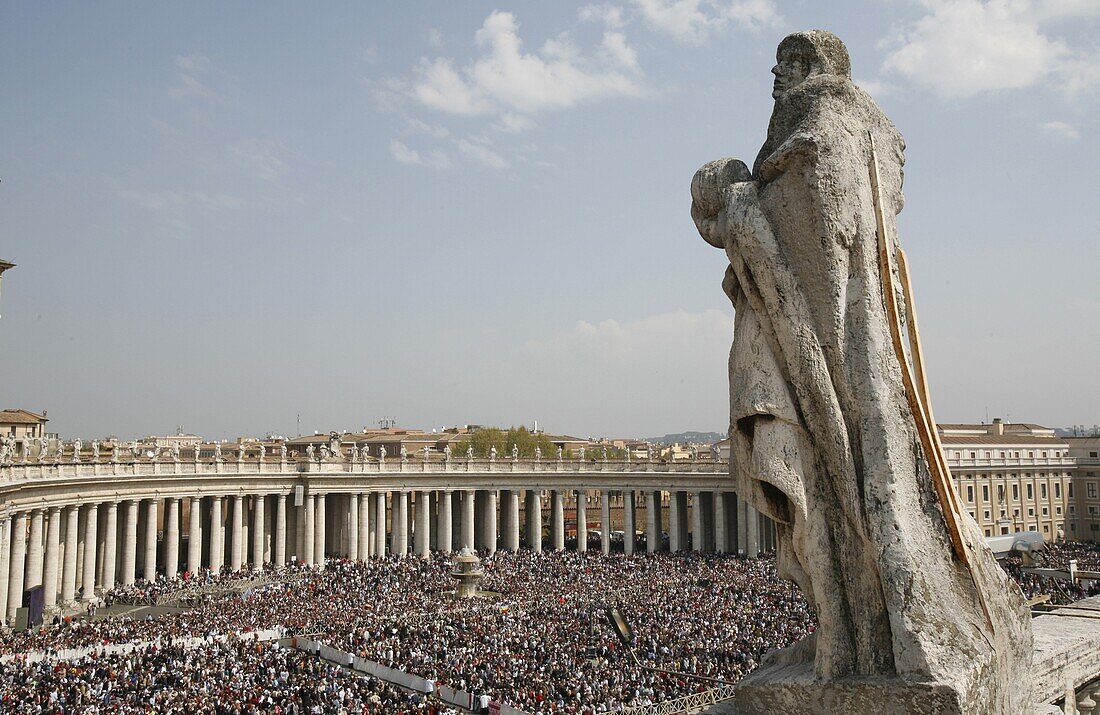 Italie, Latium, Rome, Easter mass at Saint Peter's basilica