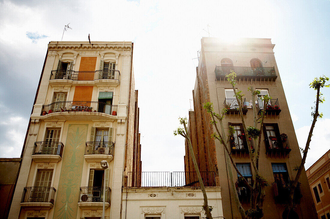 Two Apartment Buildings, Barcelona, Spain