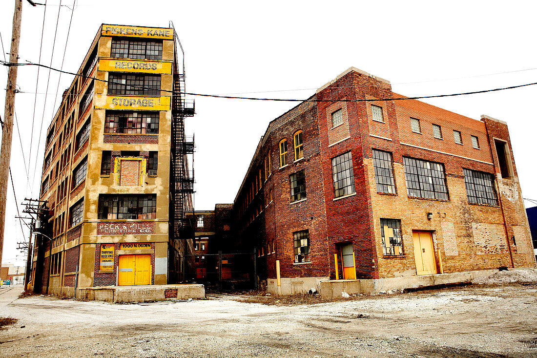 Abandoned Buildings, Chicago, Illinois, USA