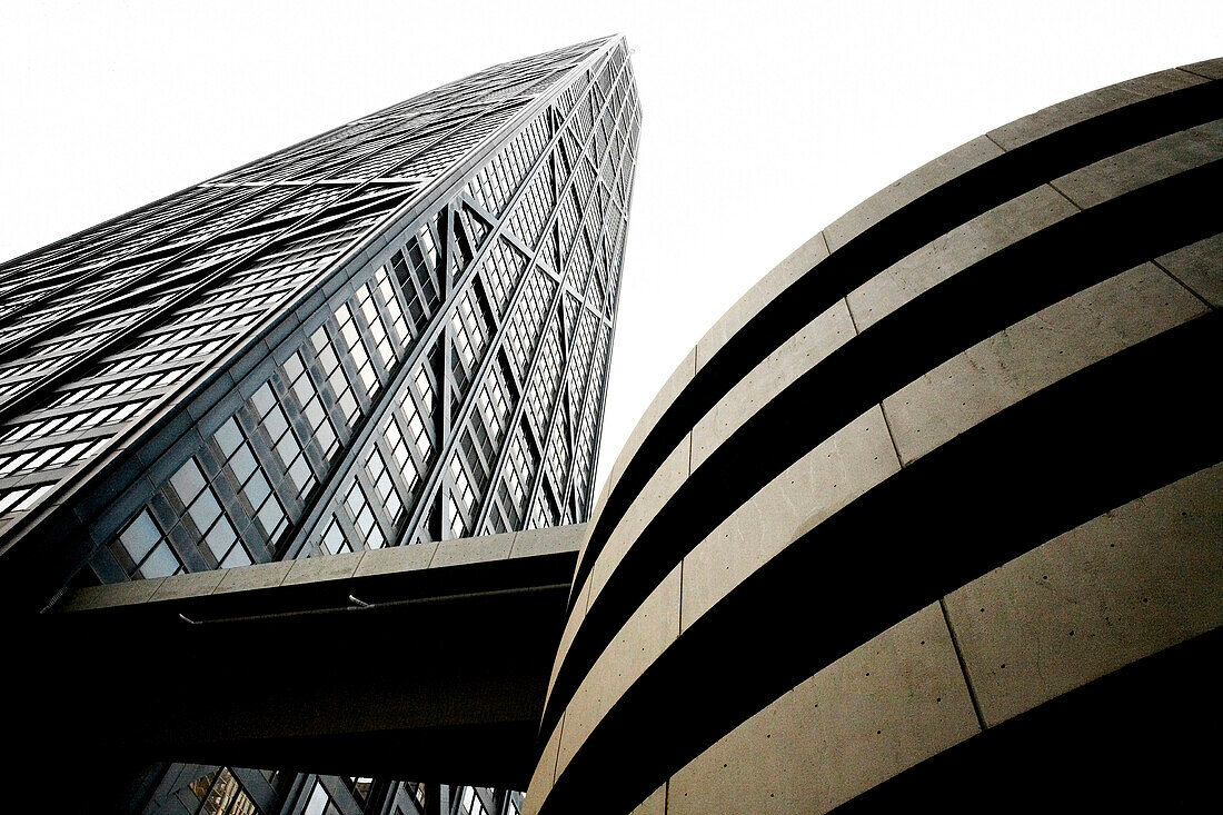 John Hancock Center, Low Angle View, Chicago, Illinois, USA