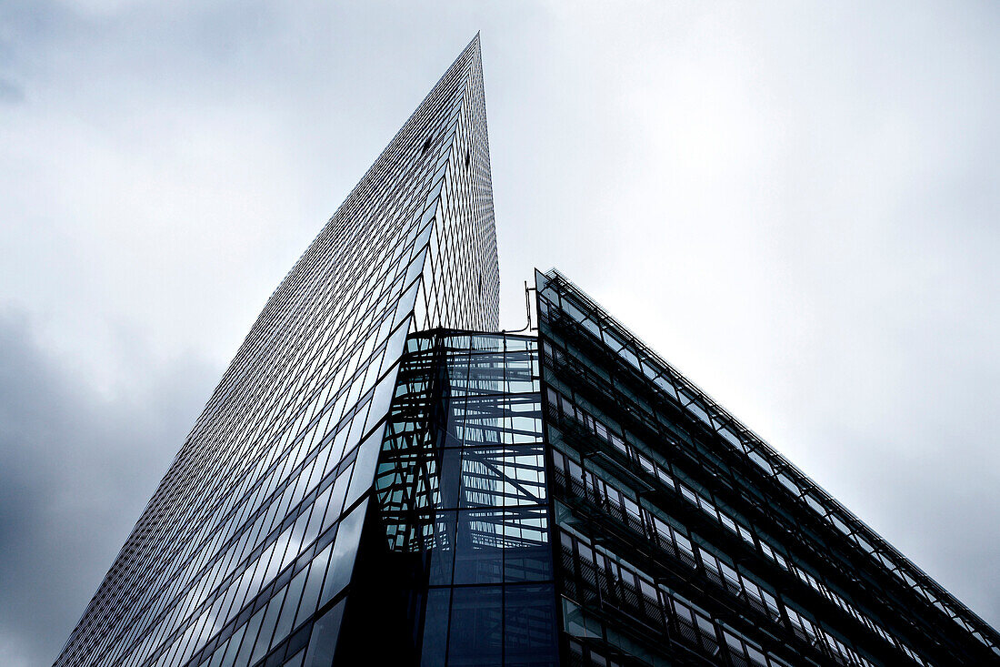 Modern Office Building, Low Angle View, Kista, Stockholm, Sweden