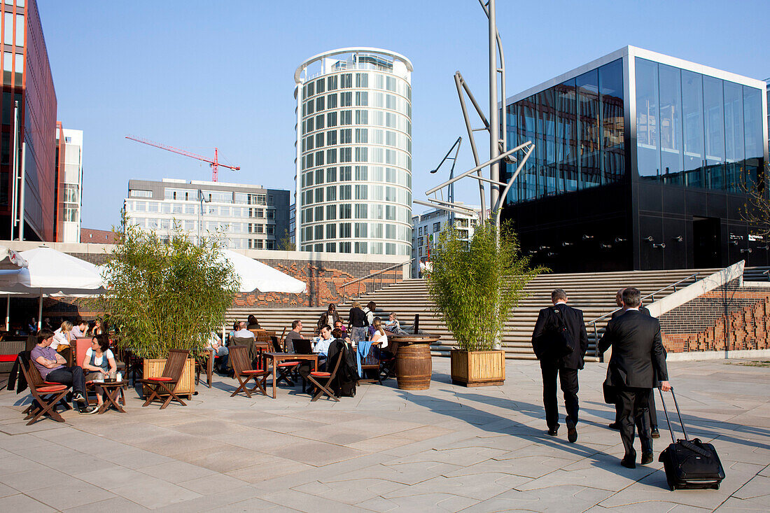 Informationspavillon der Elbphilharmonie, HafenCity, Hamburg, Deutschland