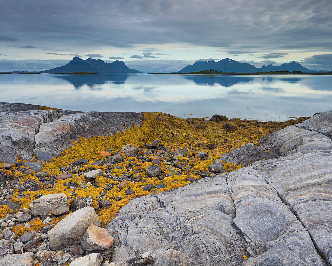 Rocks near Sagfjorden, Steigen, Nordland, Norway